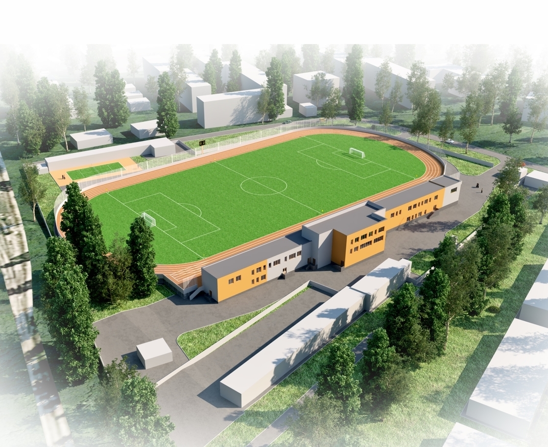 Экскизный проект реконструкции стадиона "Горняк", ООО "Гражданпроект"­