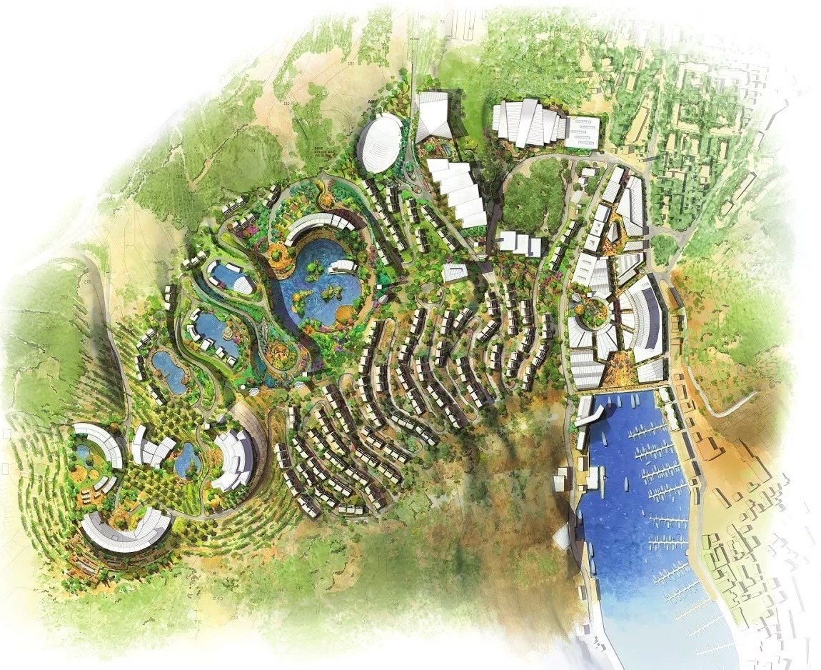 Балаклава-Грин. Эскиз застройки площадки "Таврос"­